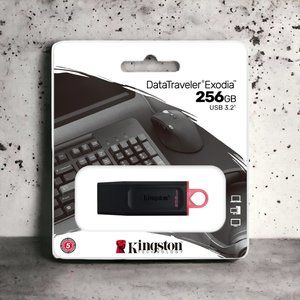 Kingston 256GB USB 3.2 Flash Memory Pen Drive Thumb Stick